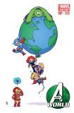 Avengers World (2014) 01: A.I.M.Perium [Skottie Young Baby Variant]